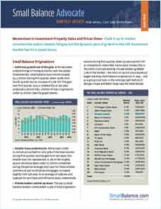 Momentum in Investment Property Sales and Prices Slows